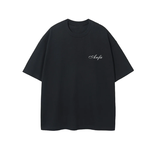 ANFA LOGO TEE BLACK